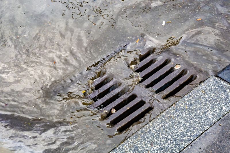 Drainage System During Rain