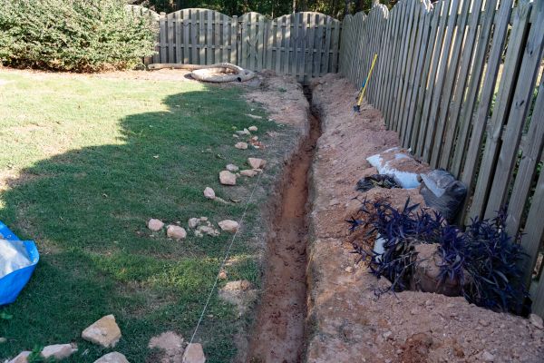 Trench Drain Installation in Hilliard