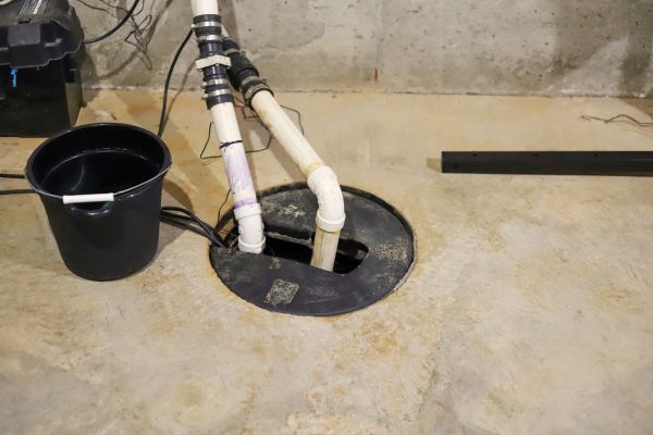 Basement Drainage Installation in Hilliard