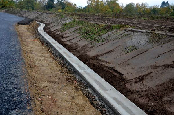 Slope Drainage Installation in Hilliard