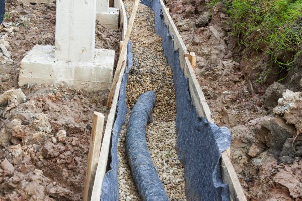 French Drain Installation in Hilliard