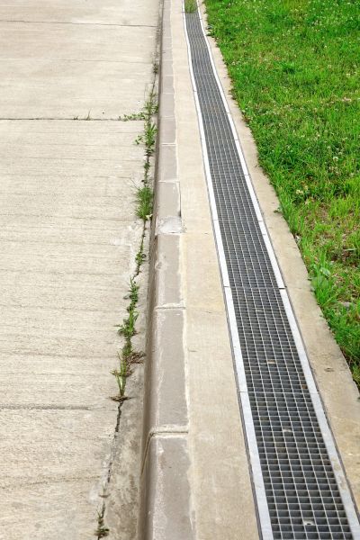Concrete Drain Installation in Hilliard